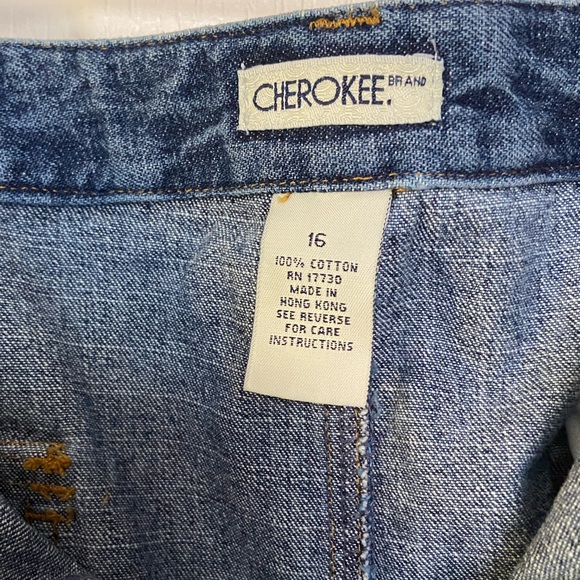 Long Denim skirt - Picture 3 of 4